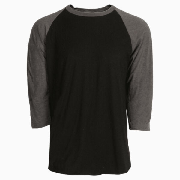 Unisex Fine Jersey Raglan T-Shirt Thumbnail