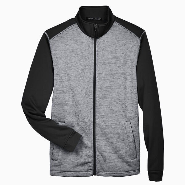 Men's Newbury Colorblock Mélange Fleece Full-Zip jacket Thumbnail
