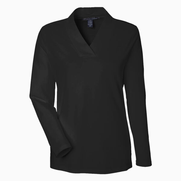 Women's Raleigh Shawl Collar Knit Top Thumbnail