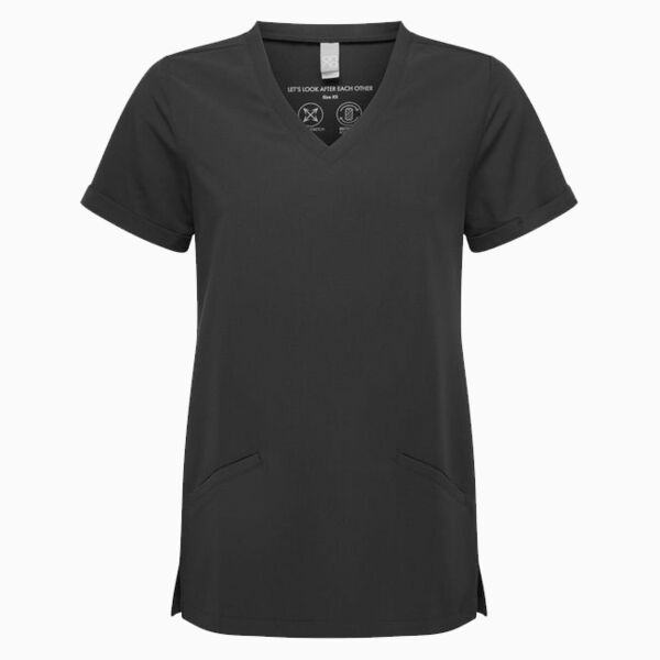 Women's Invincible V-Neck Stretch Scrub Top Thumbnail