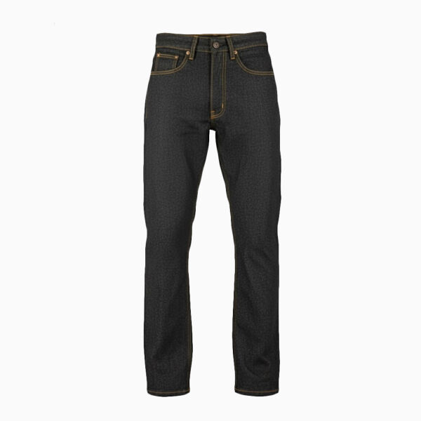 Unisex Raw Denim Straight-Leg Jean Pants Thumbnail