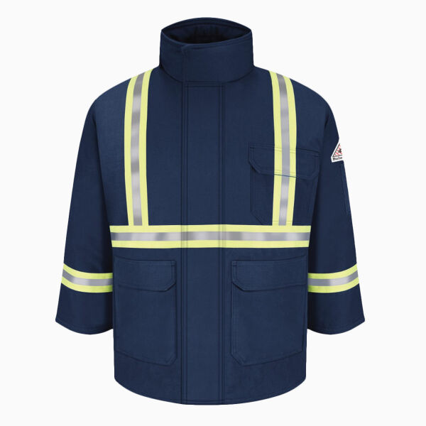 Men's Deluxe Parka With Reflective Trim - EXCEL FR® ComforTouch Thumbnail