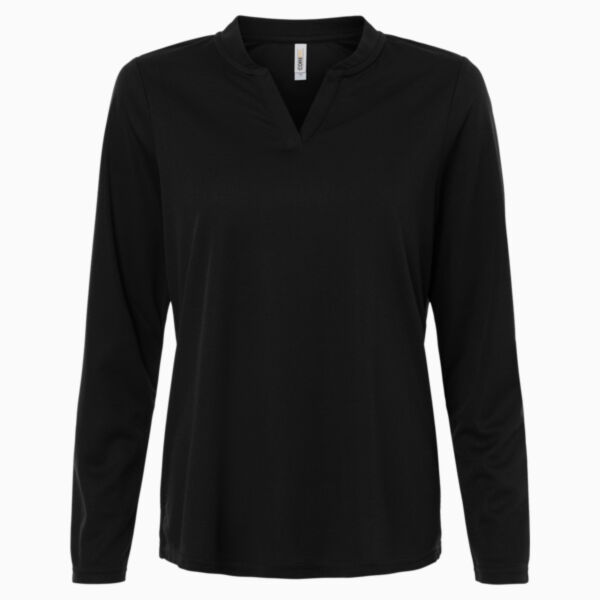 Women's Nova Performance Long Sleeve Pique Polo Thumbnail