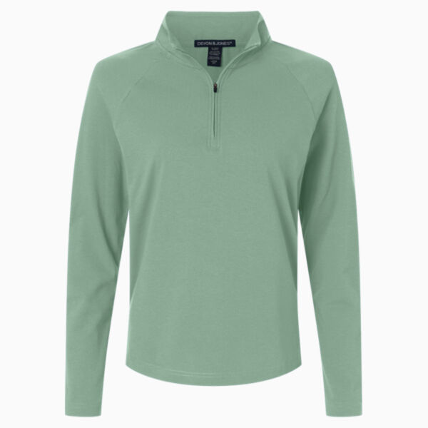 Women's Seaton Pebble Textured Quarter-Zip Pullover Thumbnail