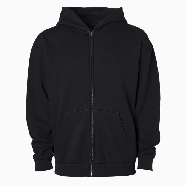 Unisex Avenue Midweight Full-Zip Hooded Sweatshirt Thumbnail