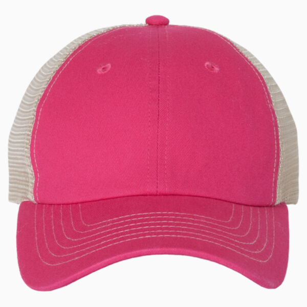 Contrast-Stitch Mesh-Back Cap Thumbnail
