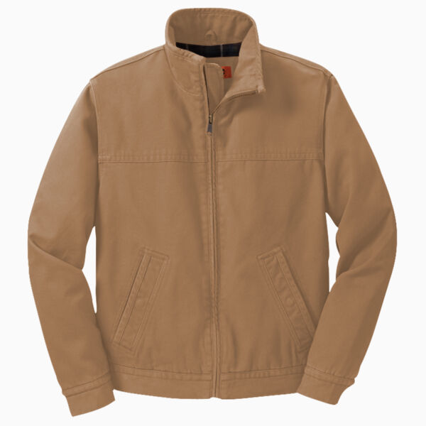 Washed Duck Cloth Flannel Lined Work Jacket Thumbnail