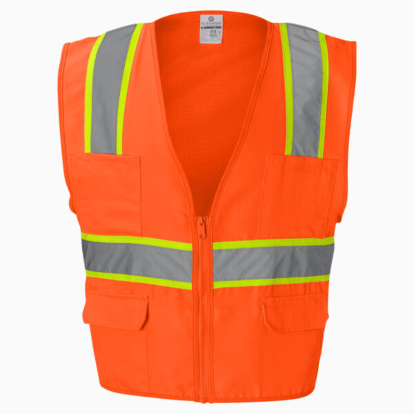 Unisex Ultra-Cool™ Solid Front Vest with Mesh Back Thumbnail