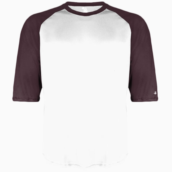 Men's B-Core Three-Quarter Sleeve Baseball T-Shirt Thumbnail