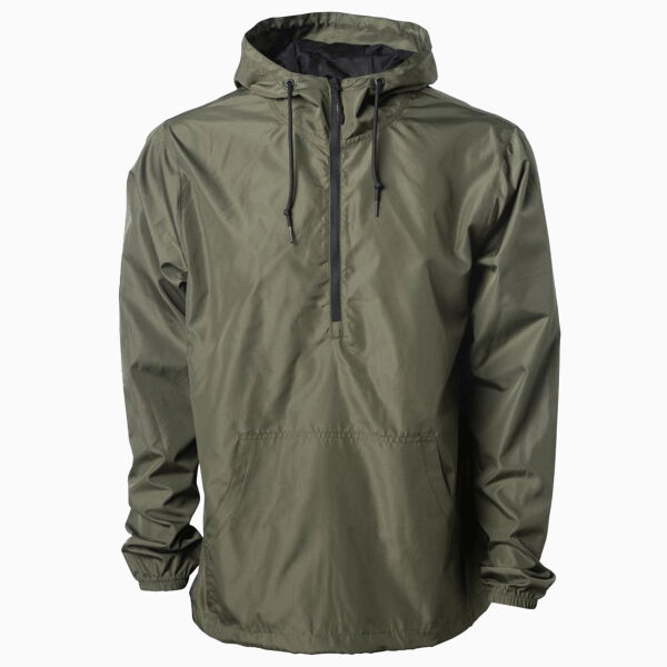 Unisex Lightweight Quarter-Zip Windbreaker Pullover Jacket Thumbnail