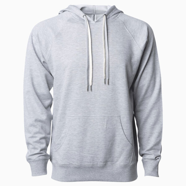 Unisex Icon Lightweight Loopback Terry Hooded Sweatshirt Thumbnail