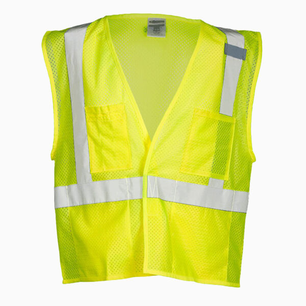 Unisex 4 Pocket Hook-and-Loop Mesh Vest Thumbnail