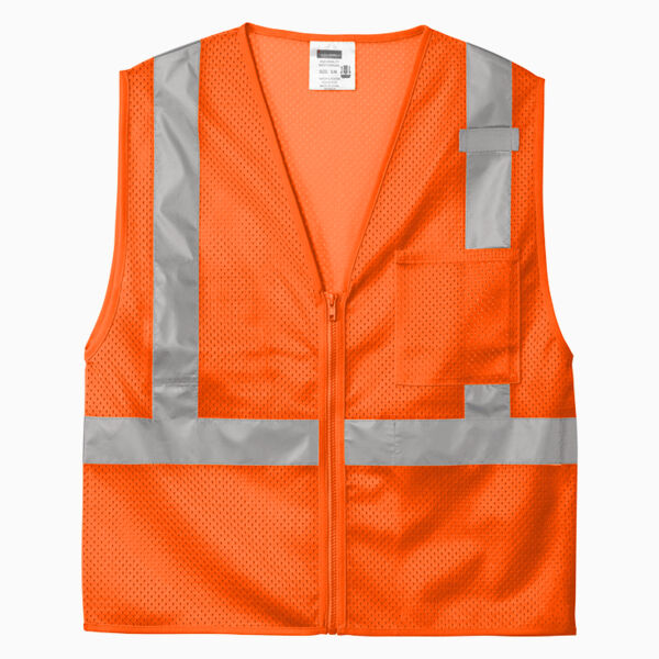 Ansi 107 Class 2 Mesh Zippered Vest Thumbnail