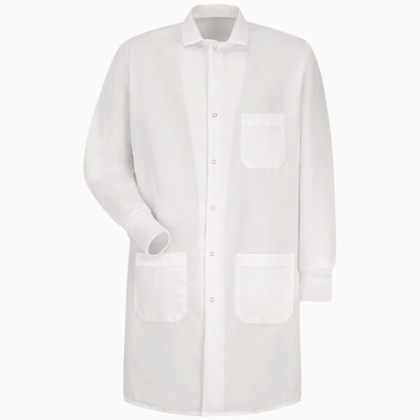 Unisex Poplin Specialized Cuffed Lab Coat Thumbnail