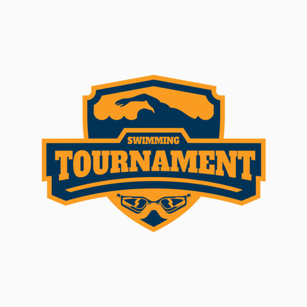 Swimming Tournament logo template 02 Thumbnail