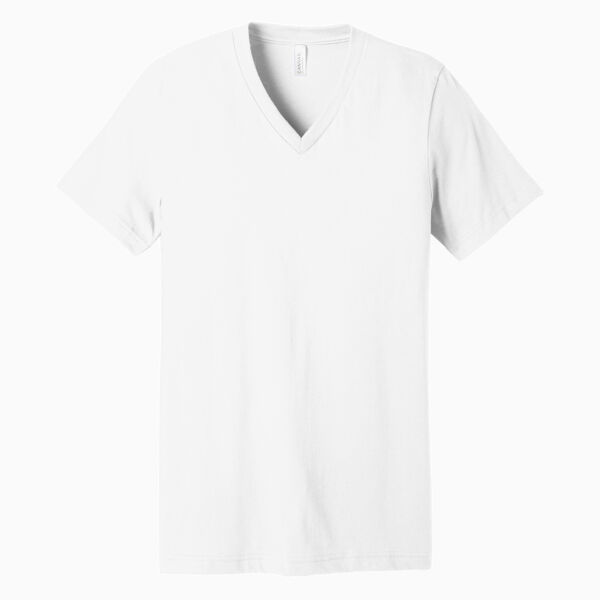 Unisex Jersey Short Sleeve V-Neck Tee Thumbnail