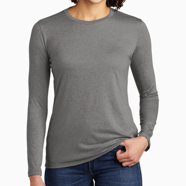 Women's Tri Blend Long Sleeve Tee Thumbnail