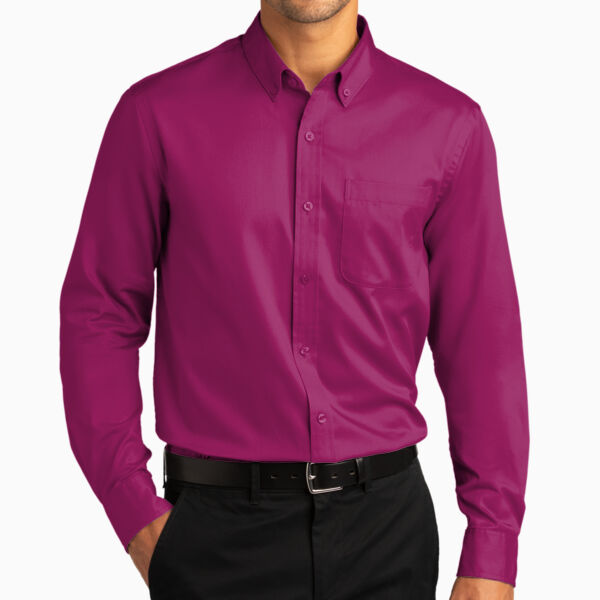 Long Sleeve SuperPro React Twill Shirt Thumbnail