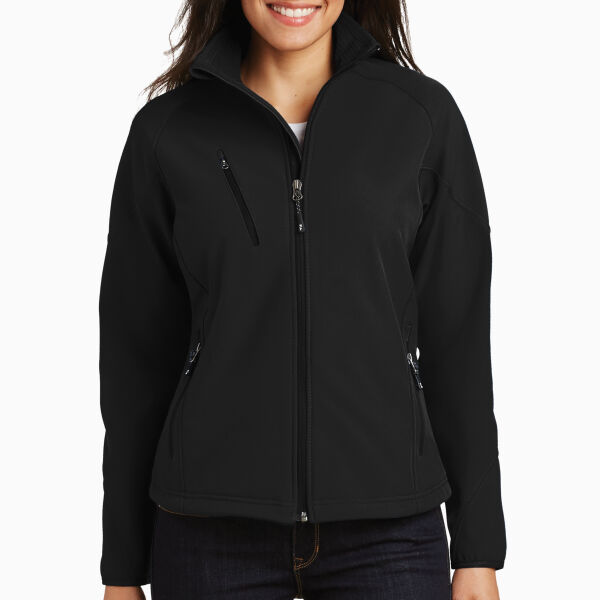 Ladies Textured Soft Shell Jacket Thumbnail