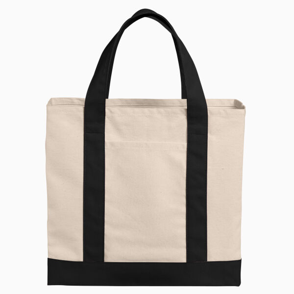 Cotton Canvas Two Tone Tote Thumbnail