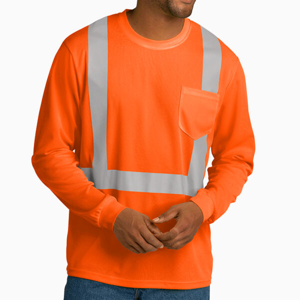 Ansi 107 Class 2 Mesh Long Sleeve Tee Thumbnail