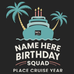 Birthday Squad T-Shirt Design