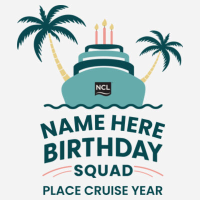 Birthday Squad T-Shirt Design