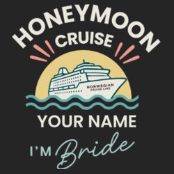 Honeymoon Bride T-Shirt Design