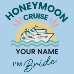 Honeymoon Bride T-Shirt Design