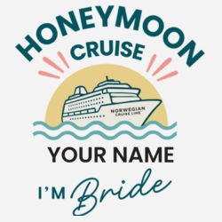 Honeymoon Bride T-Shirt Design
