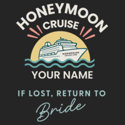 Honeymoon Groom T-Shirt Design
