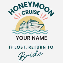 Honeymoon Groom T-Shirt Design