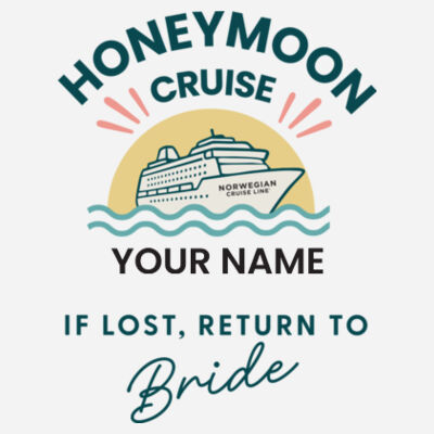 Honeymoon Groom T-Shirt Design