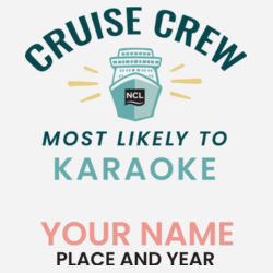 Most Likely To Karaoke T-Shirt Design