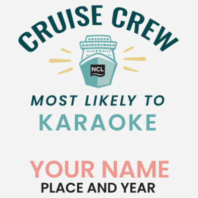 Most Likely To Karaoke T-Shirt Design