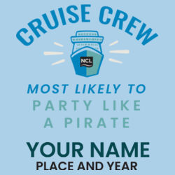 Most Likely To Party Like A Pirate T-Shirt Design