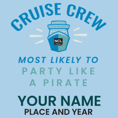 Most Likely To Party Like A Pirate T-Shirt Design