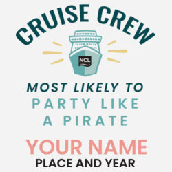 Most Likely To Party Like A Pirate T-Shirt Design