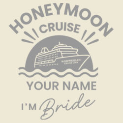 Honeymoon Bride 32oz Bottle Design
