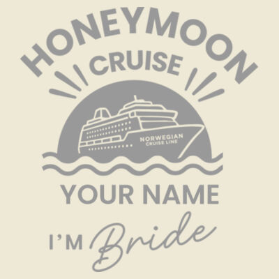 Honeymoon Bride 32oz Bottle Design