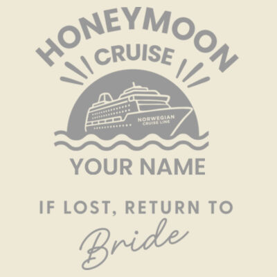Honeymoon Groom 32oz Bottle Design