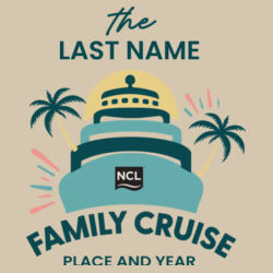 Family Cruise Zip Bag Design