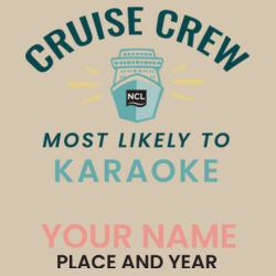 Most Likely To Karaoke Zip Bag Design