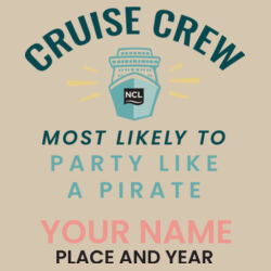 Most Likely To Party Like A Pirate Zip Bag Design