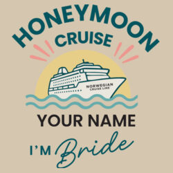 Honeymoon Bride Zip Bag Design