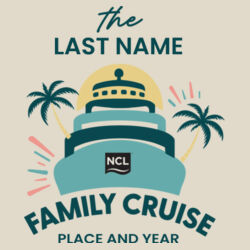 Family Cruise Tote Bag Design