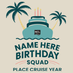 Birthday Squad Tote Bag Design