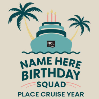 Birthday Squad Tote Bag Design