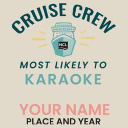 Most Likely To Karaoke Tote Bag Design