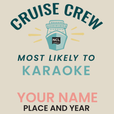 Most Likely To Karaoke Tote Bag Design